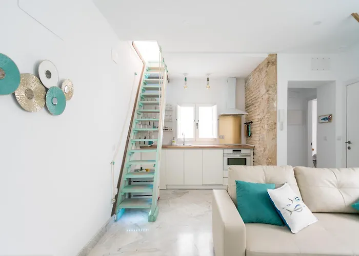 Apartman Fantastico Atico En El Casco Antiguo En A La Playa Cádiz