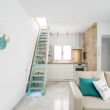 Apartmán Atico Con Terraza Junto A La Playa De La Caleta Cádiz