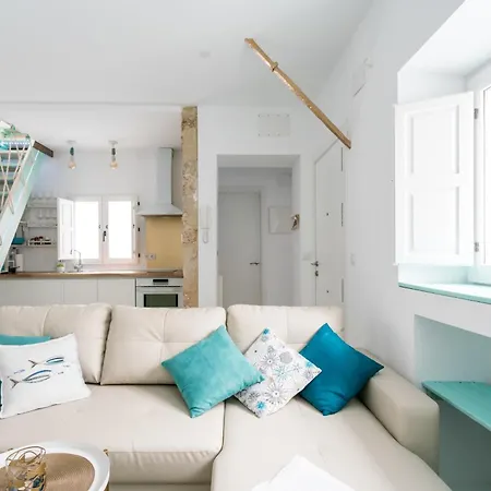 Fantastico Atico En El Casco Antiguo En A La Playa Appartement Cadix